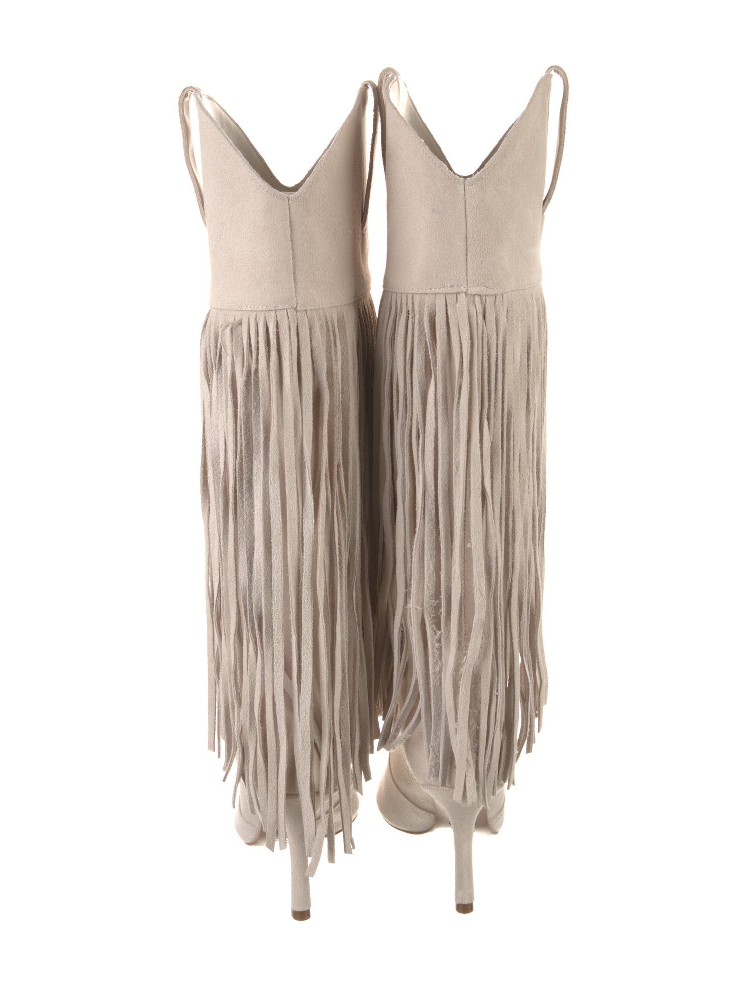 Schutz Suede Colorblock Pattern Boots